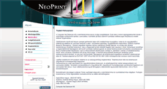 Desktop Screenshot of neoprint.hu