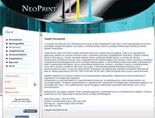 Tablet Screenshot of neoprint.hu