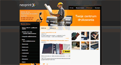 Desktop Screenshot of neoprint.pl
